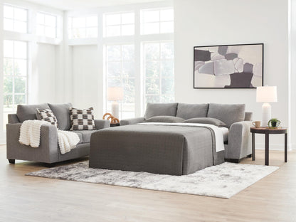 Cape Furniture Outlet - Ashley Furniture - Loreo Living Room - Queen Sofa Sleeper / Flint - 6310339