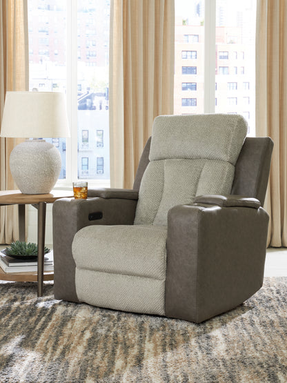 Cape Furniture Outlet - Ashley Furniture - WhipLash Living Room - PWR Recliner/ADJ Headrest / Sisal - PC6320413