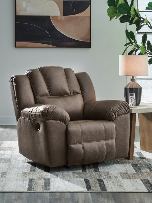 Cape Furniture Outlet - Ashley Furniture - Lowilla Living Room - Rocker Recliner / Driftwood - PC6450625