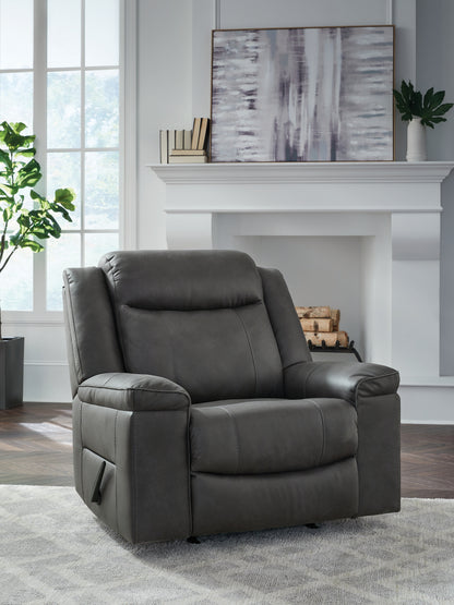Cape Furniture Outlet - Ashley Furniture - Status Check Living Room - Rocker Recliner / Shadow - PC6530725