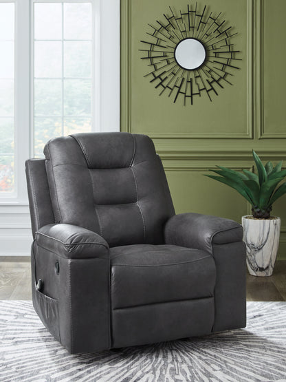 Cape Furniture Outlet - Ashley Furniture - Stockworth Living Room - Rocker Recliner / Granite - PC6560525