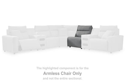 Cape Furniture Outlet - Ashley Furniture - ModMax II Sectional - Armless Chair / Salt and Pepper - 6590646