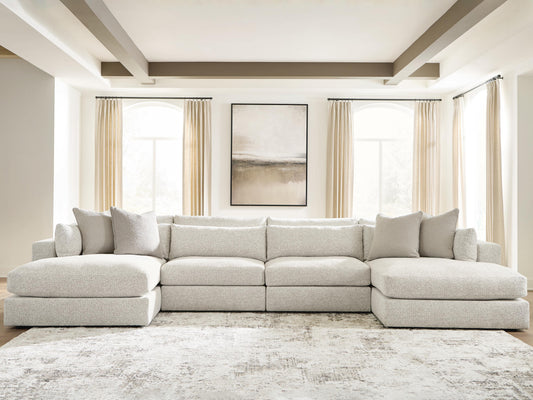 Cape Furniture Outlet - Ashley Furniture - Ashbourne Estate Sectional - RAF 4-Piece Double Chaise Sectional - PC66004S9