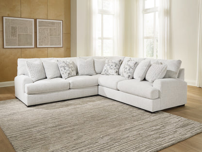 Cape Furniture Outlet - Ashley Furniture - Misty-Lakes Sectional - 3-Piece Sectional / Chalk - PC66906S4