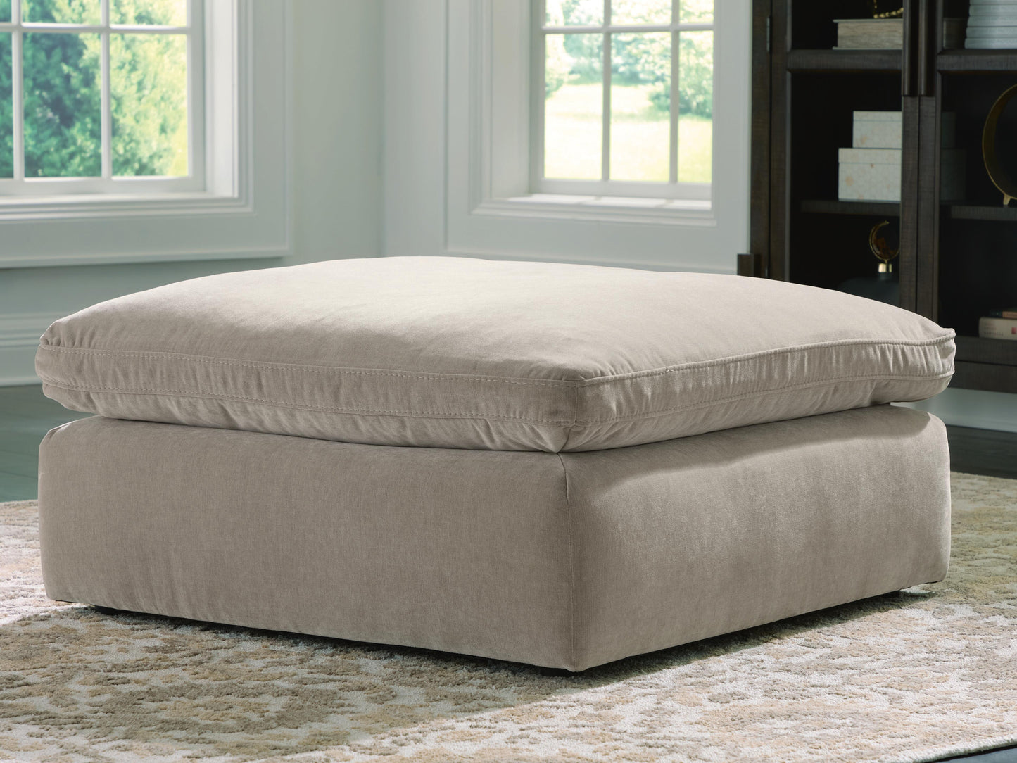 Cape Furniture Outlet - Ashley Furniture - Maxton Heights Living Room - Oversized Accent Ottoman / Pebble - 6780808