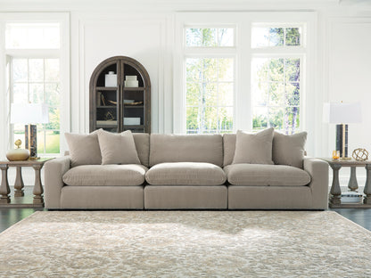 Cape Furniture Outlet - Ashley Furniture - Maxton Heights Sectional - RAF 3-Piece Sectional Sofa / Pebble - 67808S2
