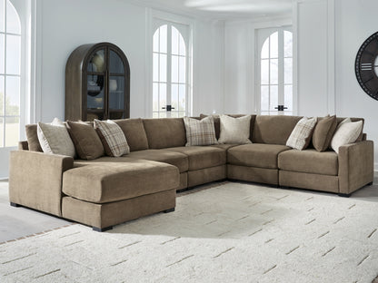 Cape Furniture Outlet - Ashley Furniture - Camellia-Court Sectional - 6-Piece Sectional with Chaise / Coffee - 68207S14