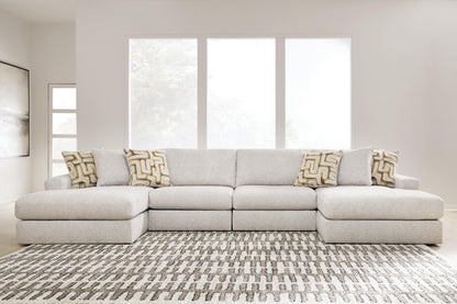 Cape Furniture Outlet - Ashley Furniture - Kestrie 4-Piece Double Chaise Sectional - 4-Piece Double Chaise Sectional - PC68706S9