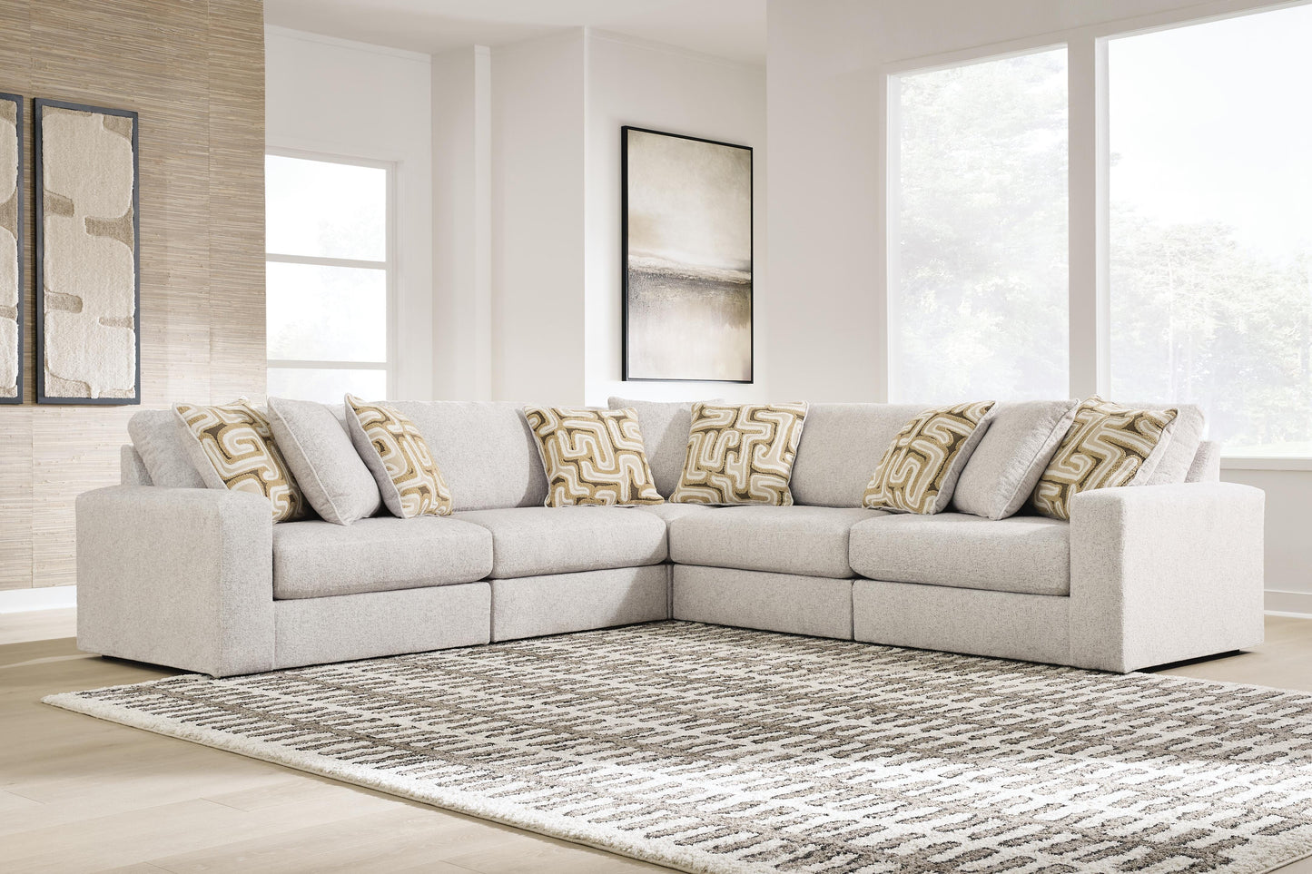 Cape Furniture Outlet - Ashley Furniture - Kestrie 5-Piece Sectional - 5-Piece Sectional - PC68706S17