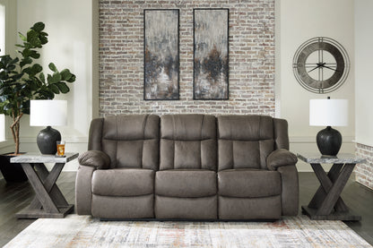 Cape Furniture Outlet - Ashley Furniture - First Base Living Room - Rocker Recliner / Gunmetal - 6880425