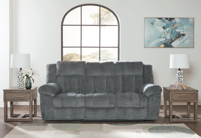 Cape Furniture Outlet - Ashley Furniture - Tip-Off Living Room - PWR REC Sofa with ADJ Headrest / Slate - 6930415