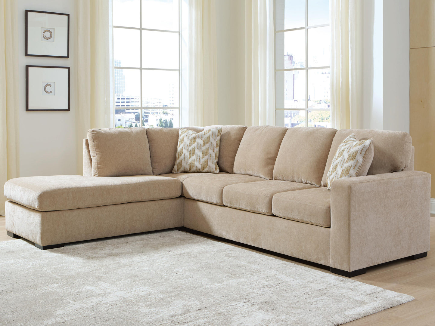 Cape Furniture Outlet - Ashley Furniture - Bridgepoint 2-Piece Sectional with Chaise - 2-Piece Sectional with Chaise - PC69507S2