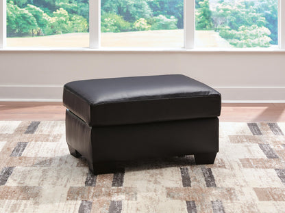 Cape Furniture Outlet - Ashley Furniture - Glennbre Living Room - Ottoman / Midnight - PC6980414