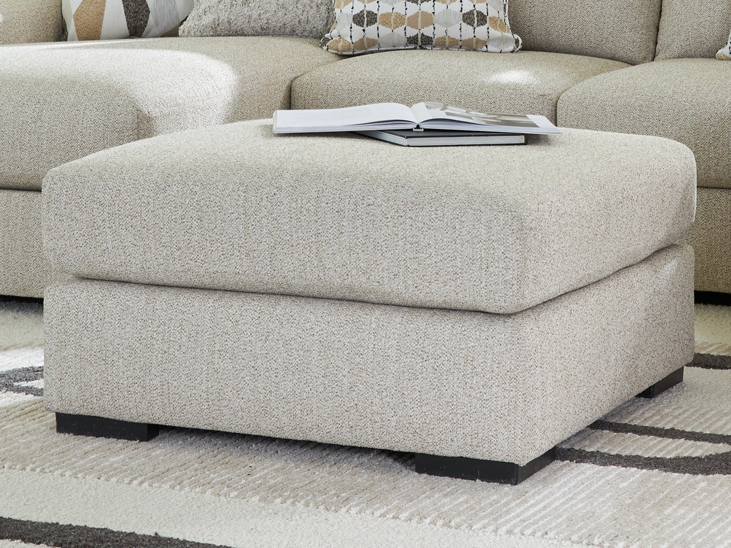 Cape Furniture Outlet - Ashley Furniture - Laurelgrove Living Room - Oversized Accent Ottoman / Pebble - 7510508