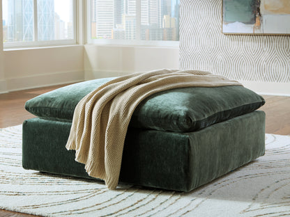 Cape Furniture Outlet - Ashley Furniture - Carriage View Living Room - Oversized Accent Ottoman / Jade - 7800108