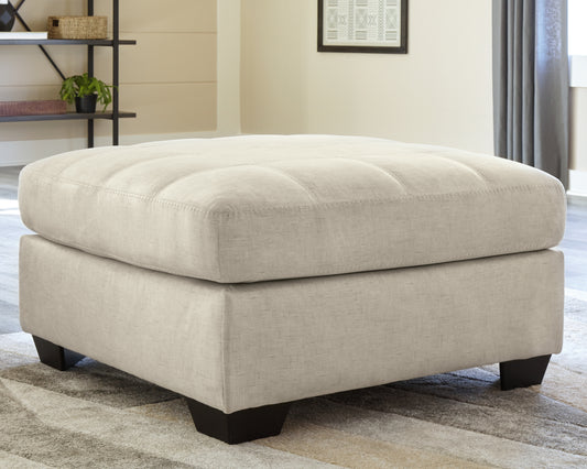 Cape Furniture Outlet - Ashley Furniture - Falkirk Living Room - Oversized Accent Ottoman / Parchment - 8080608