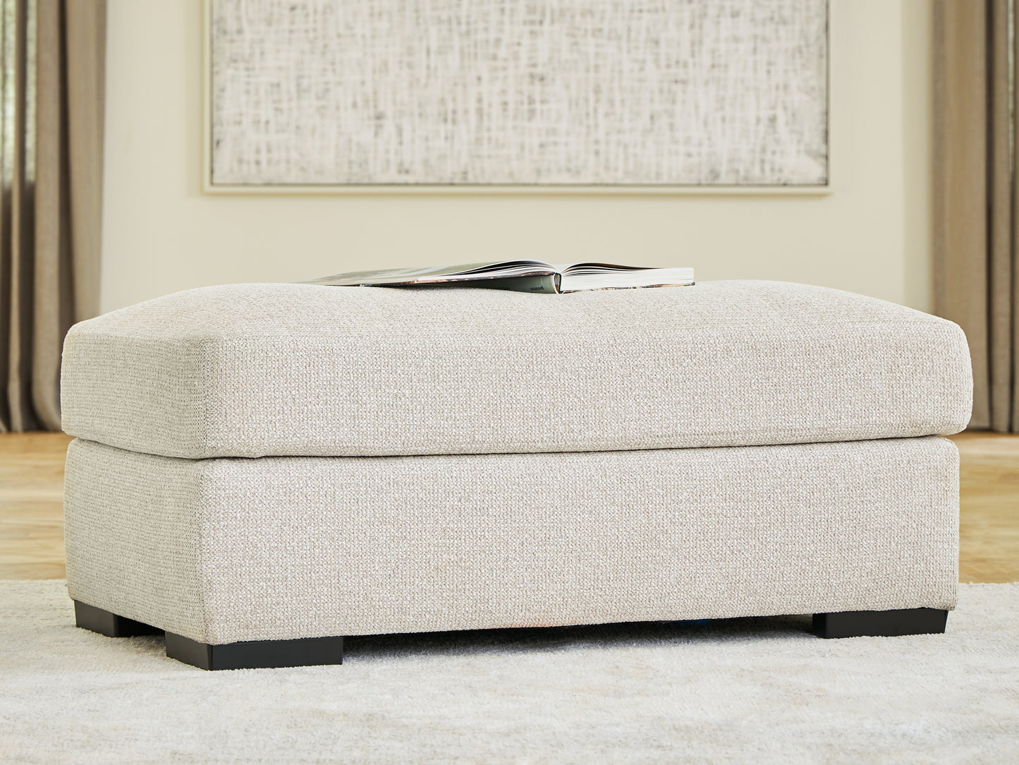 Cape Furniture Outlet - Ashley Furniture - Conlee-Pike Living Room - Ottoman / Linen - PC8131014