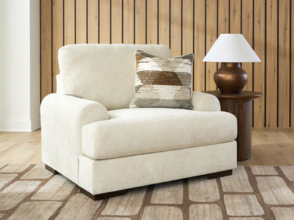 Cape Furniture Outlet - Ashley Furniture - Jayne Park Living Room - Chair and a Half / Sand - PC8150623