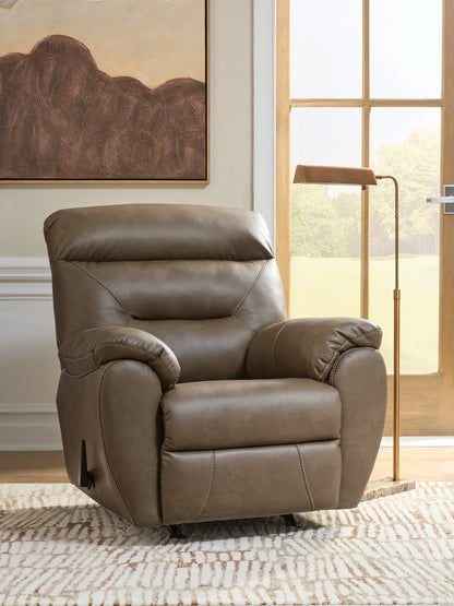 Cape Furniture Outlet - Ashley Furniture - Elksworth Living Room - Rocker Recliner / Biscotti - PC8400225