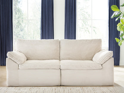 Cape Furniture Outlet - Ashley Furniture - Fannin Sectional - LAF/RAF Corner Chair (Set of 2) / Ivory - PC8430451