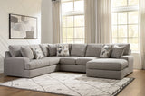 3-Piece Sectional with Chaise