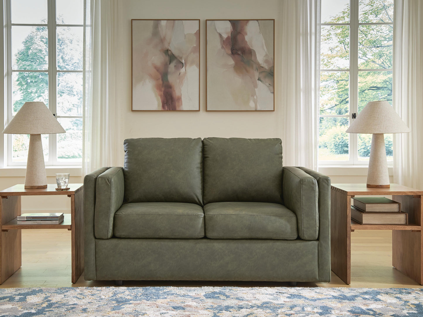 Cape Furniture Outlet - Ashley Furniture - Hollis Studio Living Room - Loveseat - PC8560435