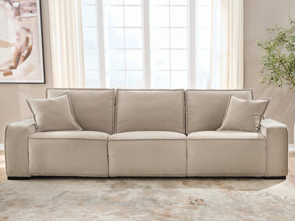 Cape Furniture Outlet - Ashley Furniture - Carceri Sectional - 3-Piece Power Sectional Reclining Sofa / Cashmere - 87003S3