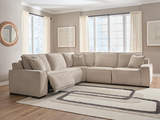 Cape Furniture Outlet - Ashley Furniture - Carceri Sectional - 5-Piece Power Sectional Reclining Sofa - 87003S4