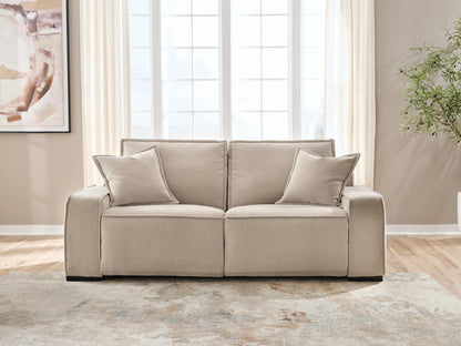 Cape Furniture Outlet - Ashley Furniture - Carceri Sectional - 2-Piece Power Reclining Sectional Loveseat / Cashmere - 87003S1