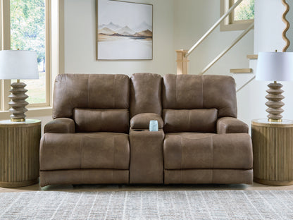 Cape Furniture Outlet - Ashley Furniture - Beckley Place Living Room - PWR Recliner/ADJ Headrest / Earth - PC9180282