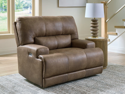 Cape Furniture Outlet - Ashley Furniture - Beckley Place Living Room - PWR Recliner/ADJ Headrest / Earth - PC9180282