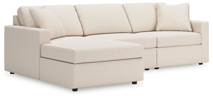 Cape Furniture Outlet - Ashley Furniture - Modmax Sectional - RAF 3-Piece Sectional with Chaise / Oyster - 92103S17