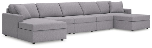 Cape Furniture Outlet - Ashley Furniture - Modmax 5-Piece Double Chaise Sectional - 5-Piece Double Chaise Sectional - 92104S125