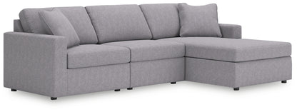 Cape Furniture Outlet - Ashley Furniture - Modmax Sectional - RAF 3-Piece Sectional with Chaise / Granite - 92104S18