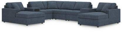 Cape Furniture Outlet - Ashley Furniture - Modmax Sectional - RAF 8-Piece Sectional with Chaise / Ink - 92121S31