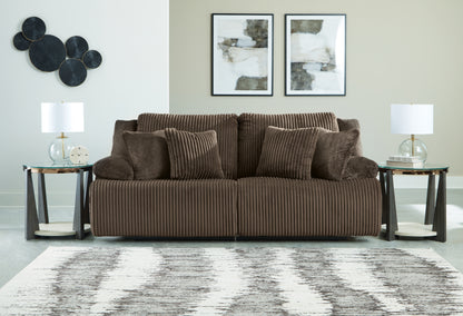 Cape Furniture Outlet - Ashley Furniture - Top Tier Sectional - 2-Piece Sectional Loveseat / Chocolate - 92705S9