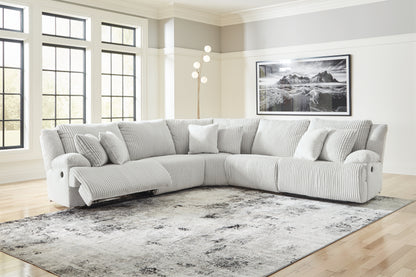 Cape Furniture Outlet - Ashley Furniture - Top Tier Sectional - 5-Piece Reclining Sectional / Alloy - 92706S3