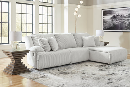 Cape Furniture Outlet - Ashley Furniture - Top Tier Sectional - 3-Piece Sectional Sofa Chaise / Alloy - 92706S6