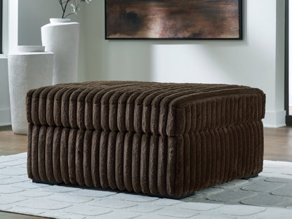 Cape Furniture Outlet - Ashley Furniture - Midnight-Madness Living Room - Oversized Accent Ottoman / Chocolate - 9810408