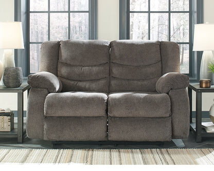 Cape Furniture Outlet - Ashley Furniture - Tulen Living Room - Reclining Loveseat / Gray - 9860686