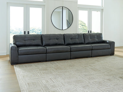Cape Furniture Outlet - Ashley Furniture - Brindley Pier Sectional - RAF 4-Piece Sectional / Fog - 99503S4