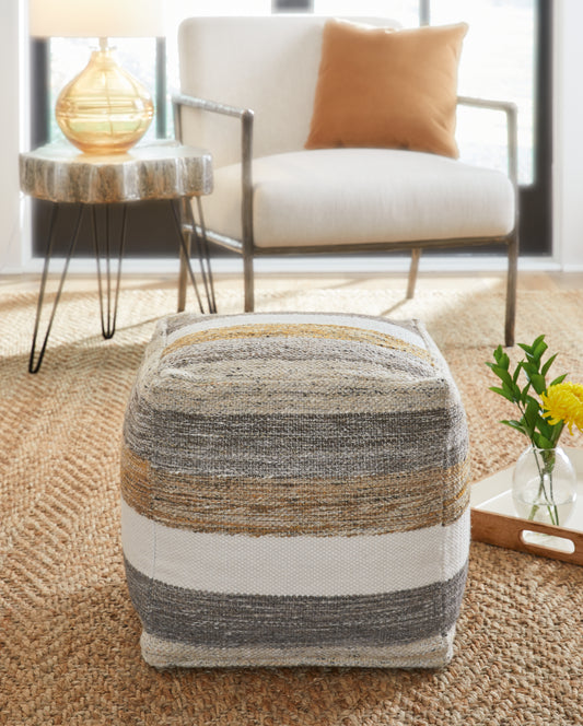Cape Furniture Outlet - Ashley Furniture - Josalind Pouf - Pouf / Multi - A1000935