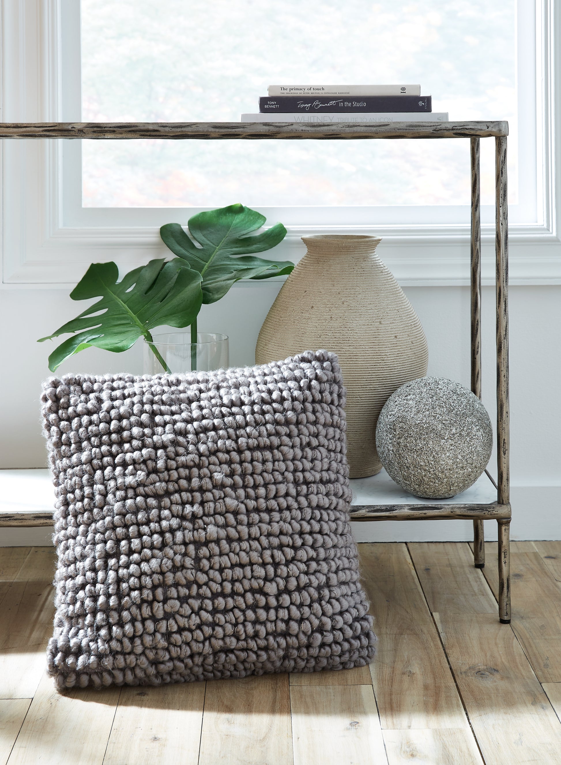 Cape Furniture Outlet - Ashley Furniture - Aavie Pillows - Pillow (4/CS) / Gray - A1000977