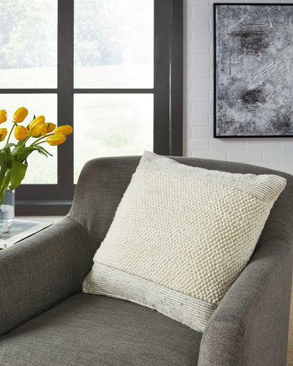 Cape Furniture Outlet - Ashley Furniture - Rowcher Pillows - Pillow / Gray/White - A1001004P