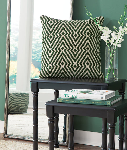 Cape Furniture Outlet - Ashley Furniture - Digover Pillows - Pillow (4/CS) / Green/Ivory - A1001036