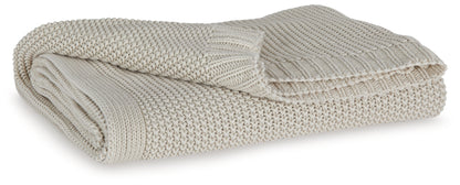 Cape Furniture Outlet - Ashley Furniture - Gayelery Throw (Set of 3) - Throw (3/CS) / Sand - A1001084