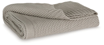 Cape Furniture Outlet - Ashley Furniture - Gayelery Throw (Set of 3) - Throw (3/CS) / Gray - A1001085