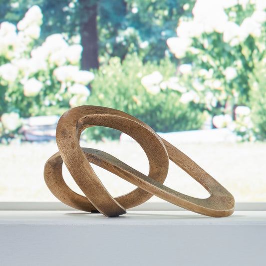 Cape Furniture Outlet - Ashley Furniture - Dunnruck Sculpture - Sculpture / Antique Brass Finish - A2000686