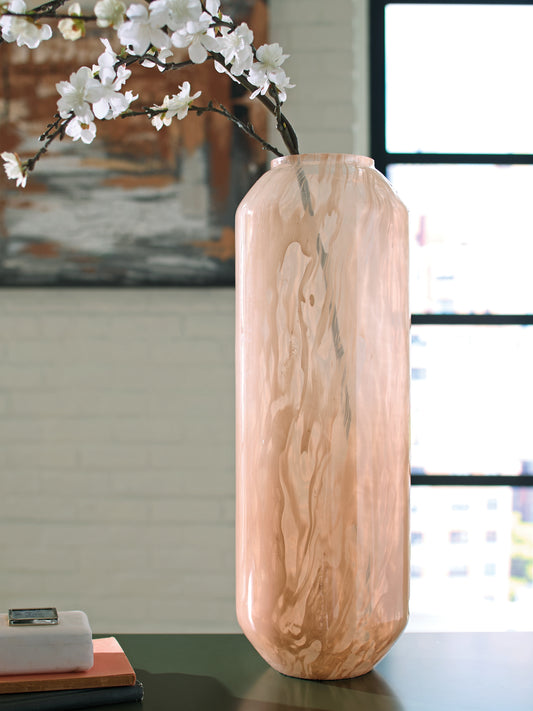 Cape Furniture Outlet - Ashley Furniture - Dushby Vase - Vase / Blush Pink - A2000730