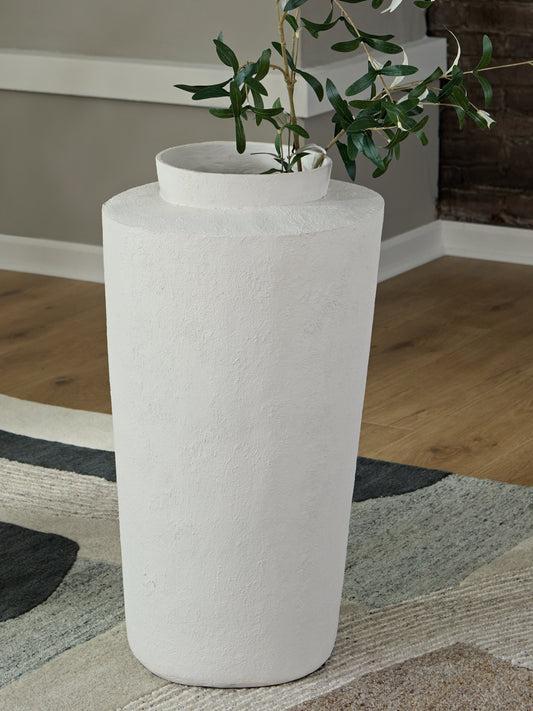 Cape Furniture Outlet - Ashley Furniture - Flurinworth Vase - Vase / Cream - A2000768